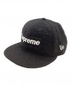 SUPREME×New Eraシュプリーム×ニューエラ）の古着「Brushed Wool Box Logo CAP / ブラッシュウールボックスロゴ キャップ /24AW」｜ブラック