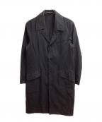 COMME des GARCONS HOMMEコムデギャルソン オム）の古着「ウールコート / HC-07011M / AD2000 / 田中オム」｜ブラック