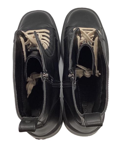 CTHY（シティ）CTHY (シティ) DOUBLE SOLE LETHER BOOTS / ワークブーツ ブラック サイズ:2の古着・服飾アイテム