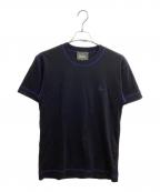 Vivienne Westwood manヴィヴィアン ウェストウッド マン）の古着「オーブロゴ刺繍Tシャツ　/　VW-LP-87432」｜ブラック