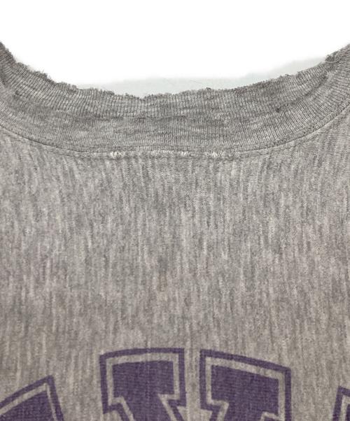 Champion（チャンピオン）Champion (チャンピオン) NYU リバースウィーブスウェット / トリコタグ前期 / 80s / USA製  グレー サイズ:Mの古着・服飾アイテム