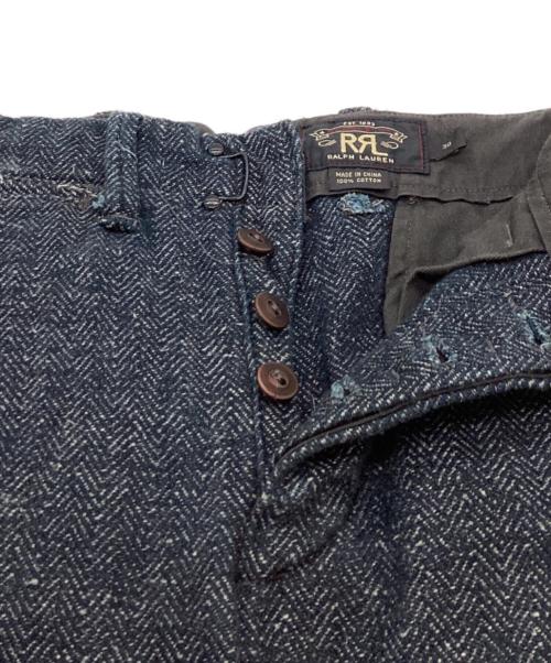 RRL（ダブルアールエル）RRL (ダブルアールエル) ヘリンボーンツイードトラウザー / Herringbone Tweed Trousers ネイビー サイズ:30の古着・服飾アイテム