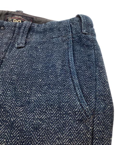 RRL（ダブルアールエル）RRL (ダブルアールエル) ヘリンボーンツイードトラウザー / Herringbone Tweed Trousers ネイビー サイズ:30の古着・服飾アイテム