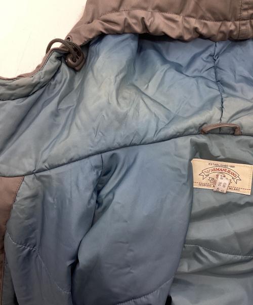ARMANI JEANS（アルマーニジーンズ）ARMANI JEANS (アルマーニジーンズ) 中綿ジャケット 90s~ グレー×ブルー サイズ:46の古着・服飾アイテム