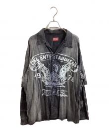 DIESEL（ディーゼル）の古着「LONG-SLEEVED SHIRTS / ロングスリーブシャツ / 0NKBC」｜ブラック