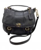COACHコーチ）の古着「マディソンレザーアナベル2WAYハンドバッグ / 21223」｜ブラック