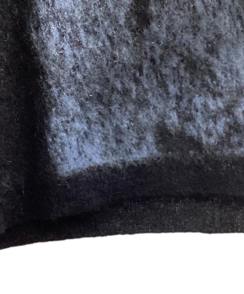 YOKE（ヨーク）YOKE (ヨーク) JACQUARD MOHAIR SWEATER　YK24FW0815S ブラック×ブルー サイズ:3の古着・服飾アイテム