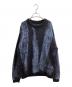 YOKE（ヨーク）の古着「JACQUARD MOHAIR SWEATER　YK24FW0815S」｜ブラック×ブルー