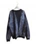 YOKE (ヨーク) JACQUARD MOHAIR SWEATER　YK24FW0815S ブラック×ブルー サイズ:3：20000円