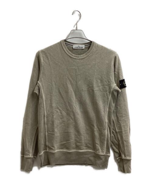 STONE ISLAND（ストーンアイランド）STONE ISLAND (ストーンアイランド) Garment Dyed Sweatshirt 661565360 ベージュ サイズ:Sの古着・服飾アイテム