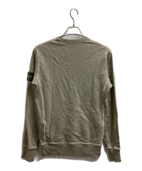 STONE ISLAND（ストーンアイランド）STONE ISLAND (ストーンアイランド) Garment Dyed Sweatshirt 661565360 ベージュ サイズ:Sの古着・服飾アイテム