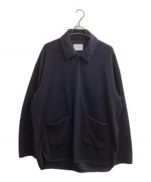 stein（シュタイン）の古着「FLEECE ZIP JACKET / フリースジップジャケット / 22AW / ST.429」｜ブラック