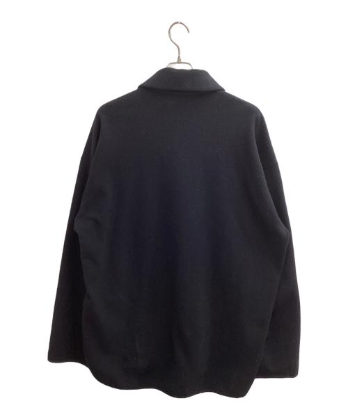 stein（シュタイン）stein (シュタイン) FLEECE ZIP JACKET / フリースジップジャケット / 22AW / ST.429 ブラック サイズ:Mの古着・服飾アイテム