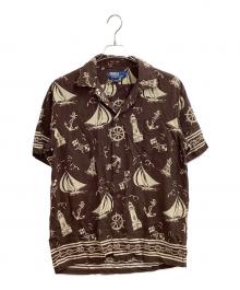 POLO RALPH LAUREN（ポロ・ラルフローレン）の古着「オープンカラーシャツ / CLASSIC FIT」｜ブラウン