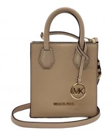 MICHAEL KORS（マイケル・コース）の古着「2WAYショルダーバッグ / 35S1GM9T0L / マーサー」｜ベージュ