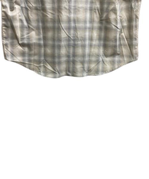 coor（クアー）coor (クアー) ORGANIC COTTON OMBRE CHECK SHIRT　/　GKG-25260　/　韓国発ブランド　/　未使用品 グレー サイズ:M 未使用品の古着・服飾アイテム