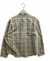 coor (クアー) ORGANIC COTTON OMBRE CHECK SHIRT　/　GKG-25260　/　韓国発ブランド　/　未使用品 グレー サイズ:M 未使用品：8000円
