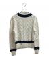 POLO RALPH LAUREN (ポロ・ラルフローレン) チルデンニット　/　HAND KNIT ホワイト サイズ:L：7000円