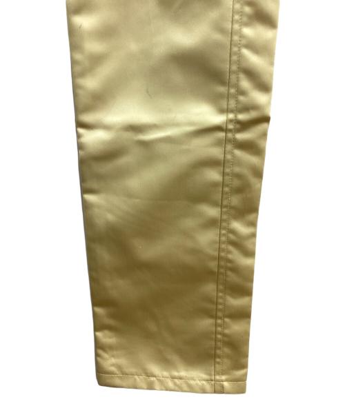 RAF SIMONS（ラフシモンズ）RAF SIMONS (ラフシモンズ) サテン ロング ミリタリー カーゴパンツ　/　182-327　/　AW18/19 ゴールド サイズ:44の古着・服飾アイテム
