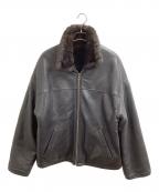 wilsons leatherウィルソンズレザー）の古着「リバーシブルレザージャケット」｜ブラック