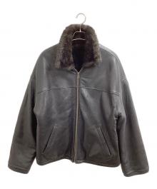 wilsons leather（ウィルソンズレザー）の古着「リバーシブルレザージャケット」｜ブラック