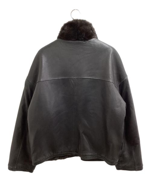 wilsons leather（ウィルソンズレザー）wilsons leather (ウィルソンズレザー) リバーシブルレザージャケット ブラック サイズ:Lの古着・服飾アイテム