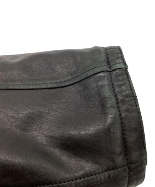 wilsons leather（ウィルソンズレザー）wilsons leather (ウィルソンズレザー) リバーシブルレザージャケット ブラック サイズ:Lの古着・服飾アイテム