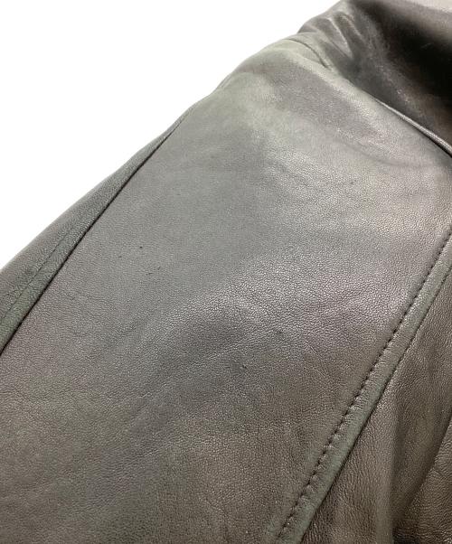 wilsons leather（ウィルソンズレザー）wilsons leather (ウィルソンズレザー) リバーシブルレザージャケット ブラック サイズ:Lの古着・服飾アイテム