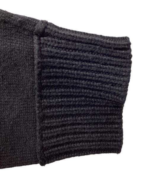 Yohji Yamamoto pour homme（ヨウジヤマモト プールオム）Yohji Yamamoto pour homme (ヨウジヤマモト プールオム) Deformed Neckline Turtle Knit　H0-K23-186　 24AW ブラック サイズ:3の古着・服飾アイテム