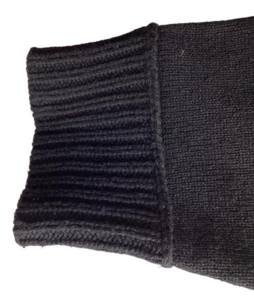 Yohji Yamamoto pour homme（ヨウジヤマモト プールオム）Yohji Yamamoto pour homme (ヨウジヤマモト プールオム) Deformed Neckline Turtle Knit　H0-K23-186　 24AW ブラック サイズ:3の古着・服飾アイテム