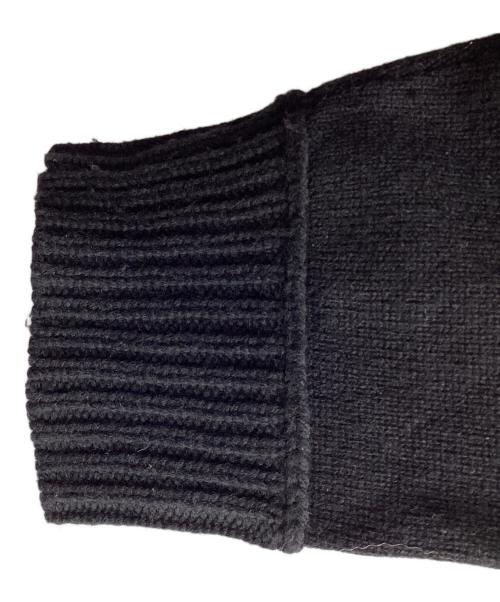 Yohji Yamamoto pour homme（ヨウジヤマモト プールオム）Yohji Yamamoto pour homme (ヨウジヤマモト プールオム) Deformed Neckline Turtle Knit　H0-K23-186　 24AW ブラック サイズ:3の古着・服飾アイテム