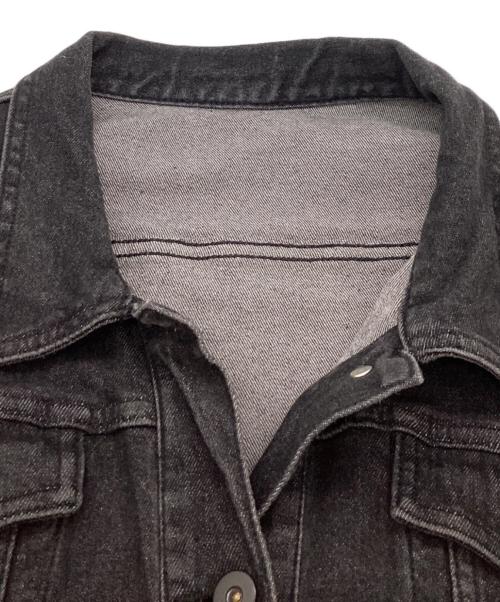 Ameri（アメリ）AMERI (アメリ) I LINE DENIM SHIRT DRESS / アイラインデニムシャツドレス / 0124205610770 ブラック サイズ:Mの古着・服飾アイテム