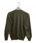 Maison Margiela (メゾンマルジェラ) エルボーパッチ Vネックセーター / ここのえ期 / イタリア製 / 30 HA227 カーキ サイズ:S：18000円