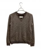 Maison Margielaメゾンマルジェラ）の古着「Vネックニット / ここのえ期 / イタリア製 / 30 HA003」｜ブラウン