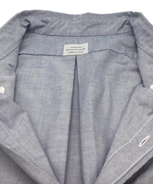 FAR EAST MANUFACTURING（ファー イースト マニュファクチュアリング）FAR EAST MANUFACTURING (ファー イースト マニュファクチュアリング) L/S OXFORD BD SHIRT / ロングスリーブオックスフォードボタンダウンシャツ / MADE IN JAPAN ブルー サイズ:17の古着・服飾アイテム