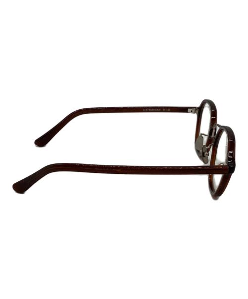 Ayame（アヤメ）Ayame (アヤメ) 伊達眼鏡 / 	MATTERHORN ブラウン サイズ:46□23の古着・服飾アイテム