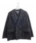 MAISON SPECIAL（メゾンスペシャル）の古着「Wide Corduroy Prime Over Double Tailored Jacket / 11232111206」｜ブラック