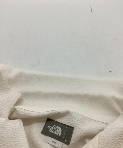 THE NORTH FACE（ザ ノース フェイス）THE NORTH FACE (ザ ノース フェイス) ショートスリーブメッシュシャツ / S/S SEERSUCKER SHIRT / NR22360 ホワイト サイズ:Lの古着・服飾アイテム