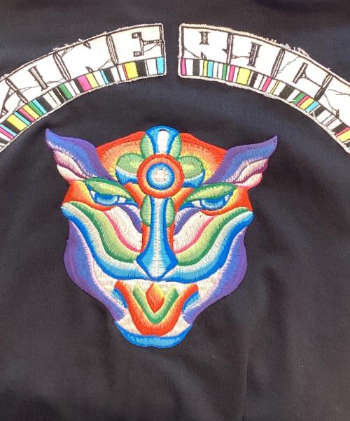 OZONE ROCKS（オゾンロックス）OZONE ROCKS (オゾンロックス) BACK EMBROIDERY TRACK JACKET / 8CG-0902 / MADE IN JAPAN ブラック サイズ:Ｍの古着・服飾アイテム