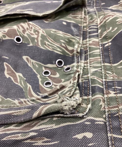 hysterics（ヒステリックス）hysterics (ヒステリックス) タイガーストライプカモ トートバッグ グリーンの古着・服飾アイテム