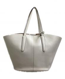 GIANNI CHIARINI（ジャンニ キアリーニ）の古着「トートバッグ」｜ホワイト