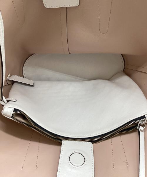 GIANNI CHIARINI（ジャンニ キアリーニ）GIANNI CHIARINI (ジャンニ キアリーニ) トートバッグ ホワイトの古着・服飾アイテム