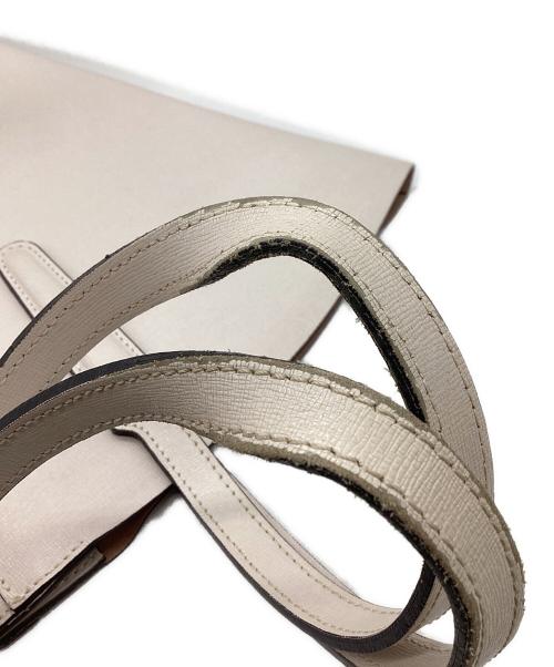 GIANNI CHIARINI（ジャンニ キアリーニ）GIANNI CHIARINI (ジャンニ キアリーニ) トートバッグ ホワイトの古着・服飾アイテム