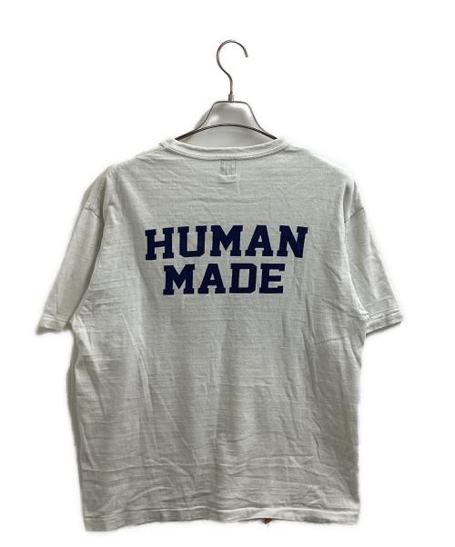 HUMAN MADE（ヒューマンメイド）HUMAN MADE (ヒューマンメイド) Hロゴ Tシャツ ホワイト サイズ:XLの古着・服飾アイテム