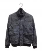 1PIU1UGUALE3 RELAXウノピゥウノウグァーレトレ リラックス）の古着「NEW WAVE VALSTAR swet denim JK / ニューウェーブヴァルスタースウェットデニムジャケット / MRB078」｜グレー