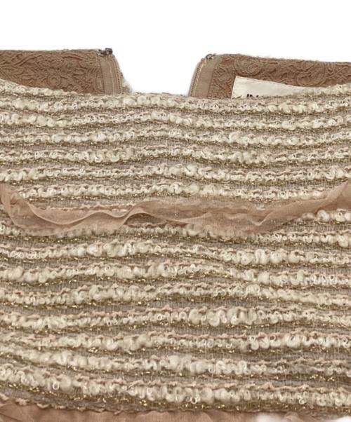 INGEBORG（インゲボルグ）INGEBORG (インゲボルグ) ツイードセットアップ / P0233FJ56 アイボリー サイズ:11の古着・服飾アイテム