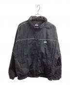 FTCエフティーシー）の古着「PIPING NYLON TRACK JACKET / パイピングナイロントラックジャケット / FTC023SPJ01」｜ブラック