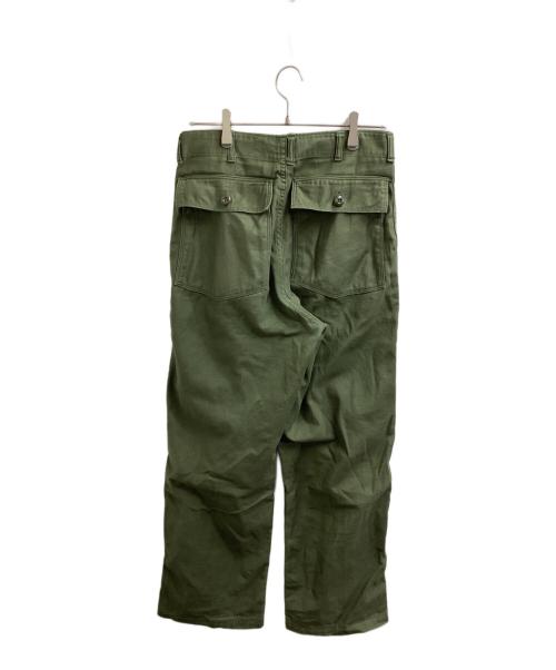 不明（フメイ）不明 (不明) ベイカーパンツ / 推定70s prentice ジッパー オリーブ サイズ:不明の古着・服飾アイテム