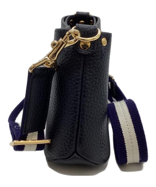 ATAO（アタオ）ATAO (アタオ) Leather Shoulder Bag / レザーショルダーバッグ ネイビーの古着・服飾アイテム