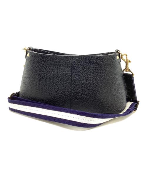 ATAO（アタオ）ATAO (アタオ) Leather Shoulder Bag / レザーショルダーバッグ ネイビーの古着・服飾アイテム